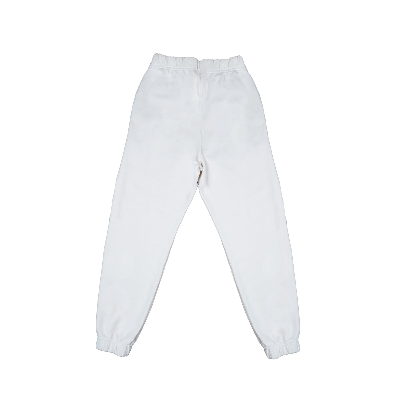 ORGANIC UNISEX SWEATPANTS - PFD/WHITE