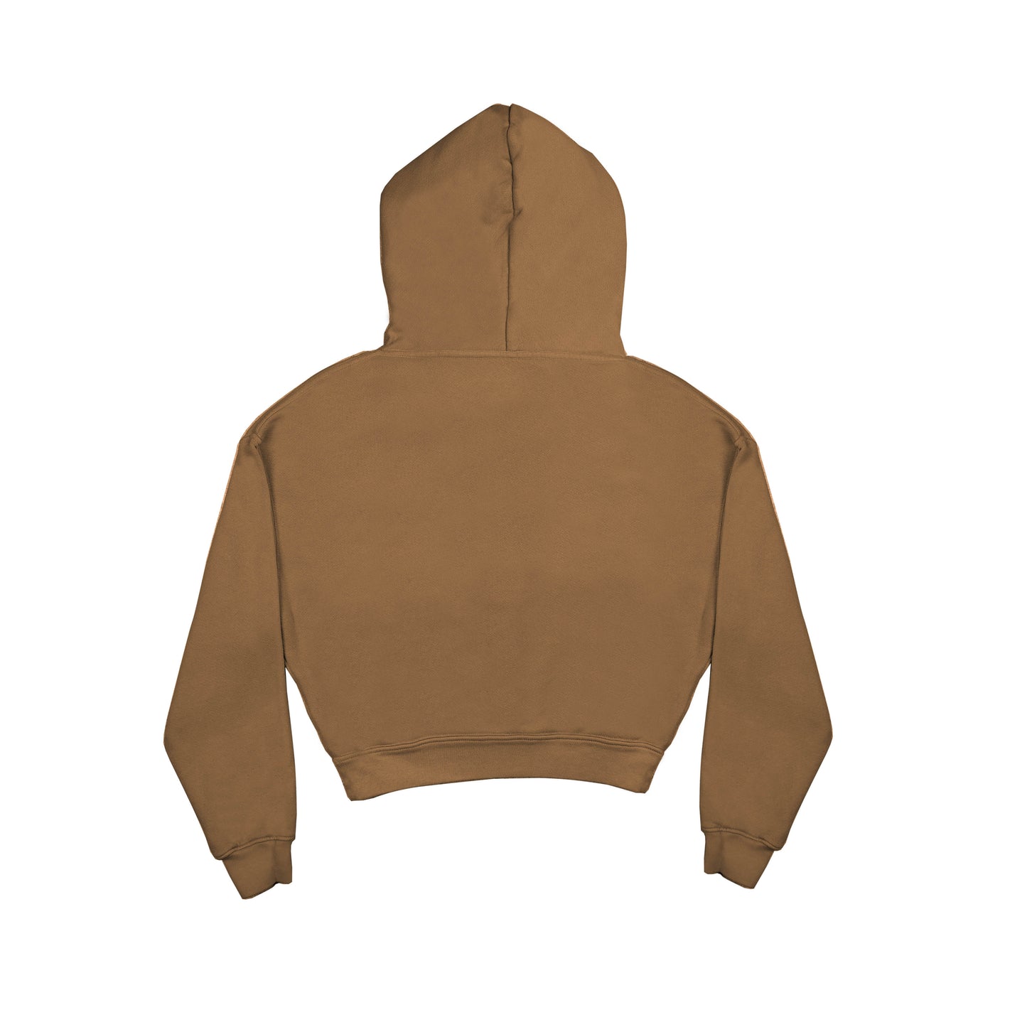 ORGANIC WOMENS CROP HOODIE - SOLID DYE