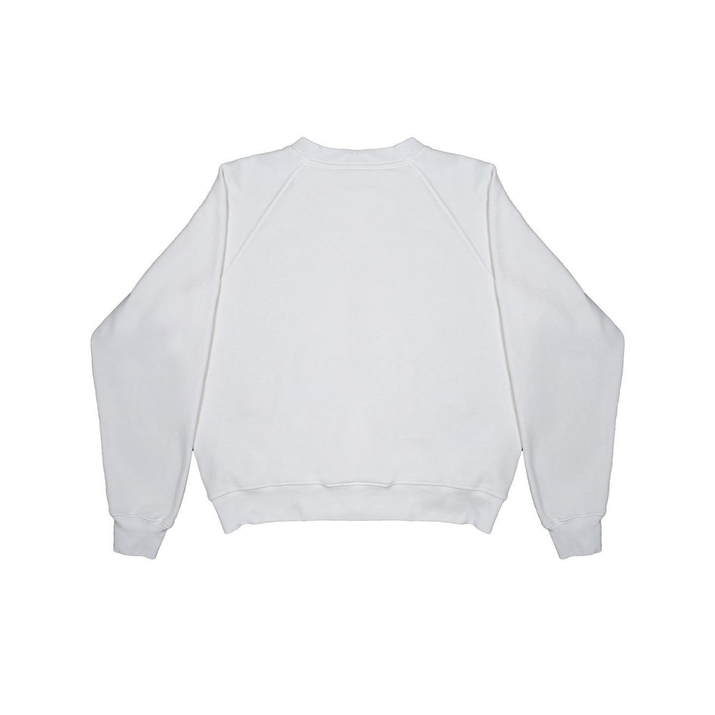 ORGANIC WOMENS RAGLAN SWEATSHIRT - PFD/WHITE
