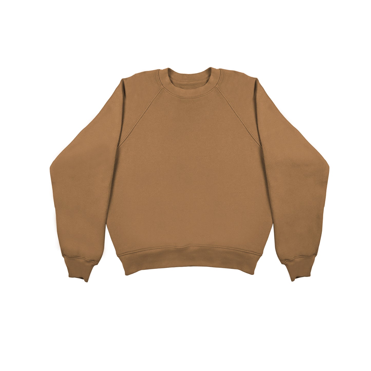 ORGANIC WOMENS RAGLAN SWEATSHIRT - SOLID DYE