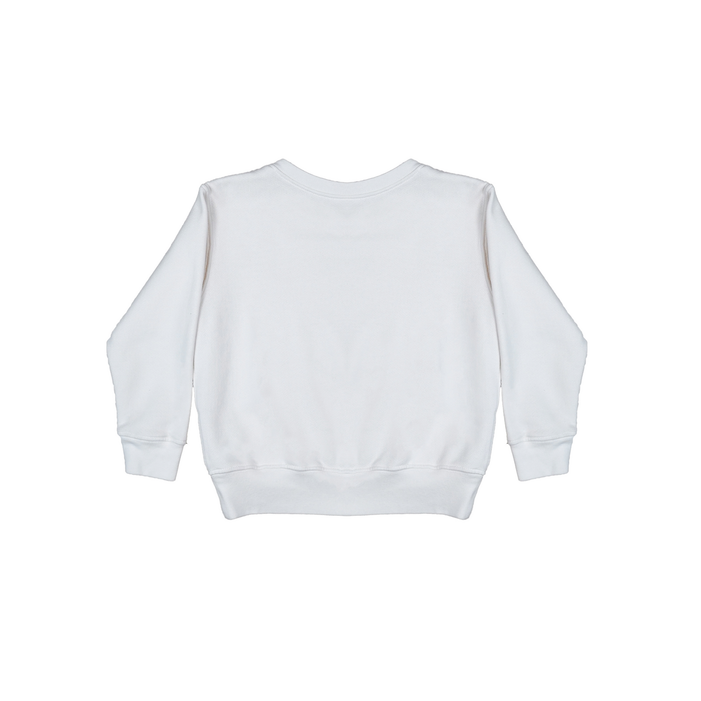ORGANIC BABY CREWNECK SWEATSHIRT - PFD/WHITE