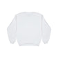 ORGANIC UNISEX CREWNECK SWEATSHIRT EXTENDED SIZES - PFD/WHITE