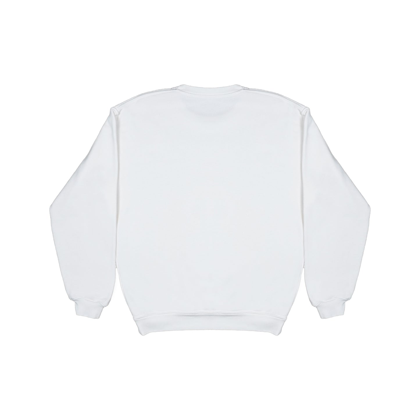 ORGANIC UNISEX CREWNECK SWEATSHIRT EXTENDED SIZES - PFD/WHITE